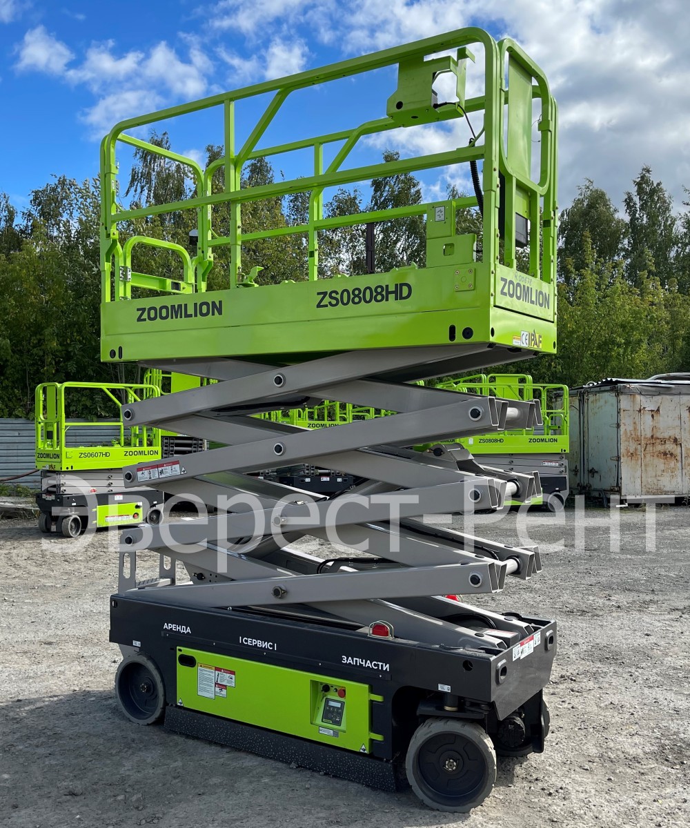 Арендовать аренда ножничного электрического подъемника zoomlion zs0808hd в Краснодаре