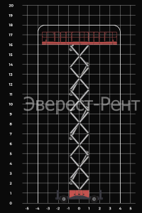 Арендовать аренда ножничного дизельного подъемника lgmg sr1623d в Краснодаре