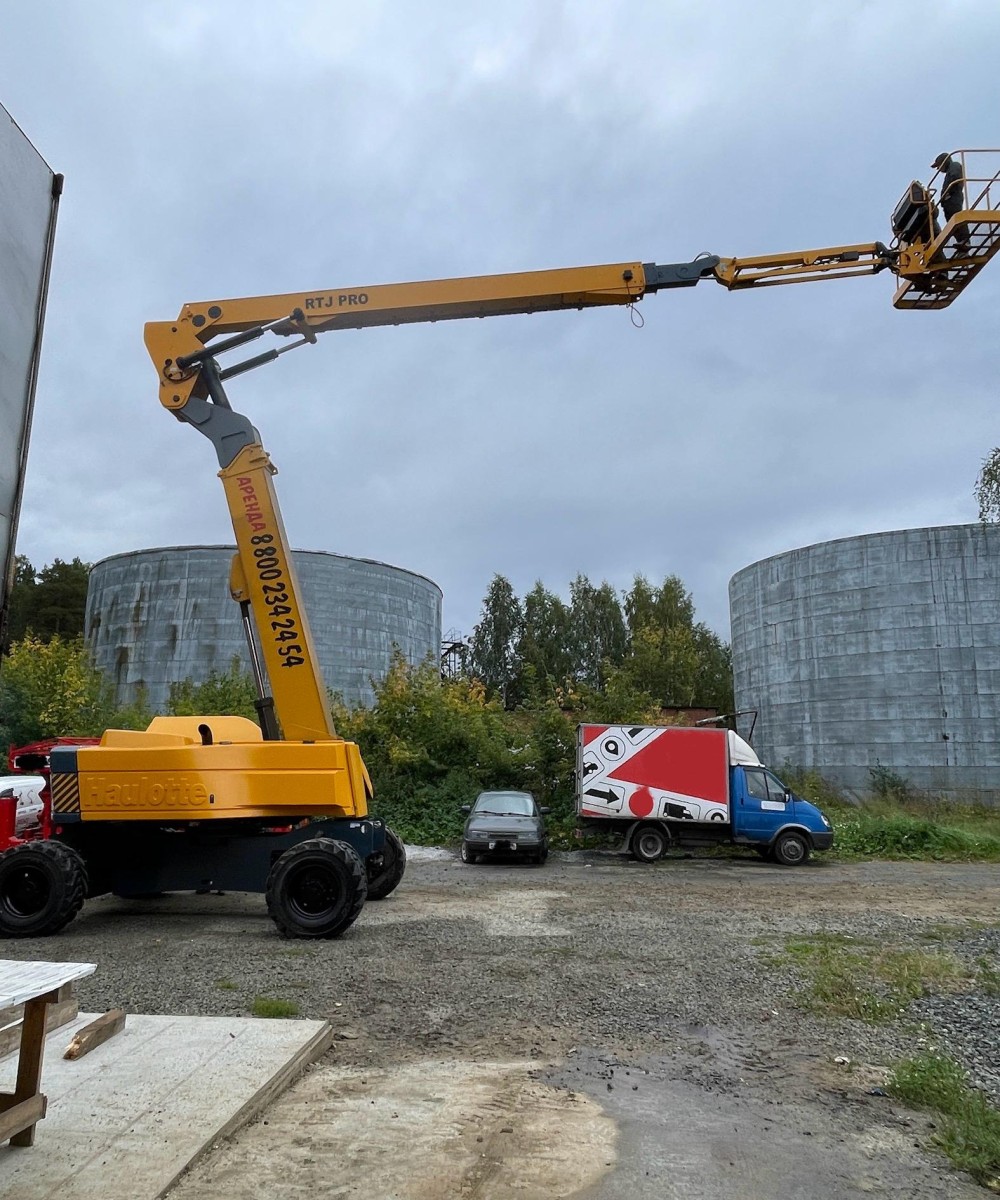 Арендовать аренда коленчатого дизельного подъемника haulotte ha 32 rtj pro в Краснодаре