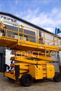 Арендовать аренда ножничного дизельного подъемник haulotte h 12 sx в Краснодаре