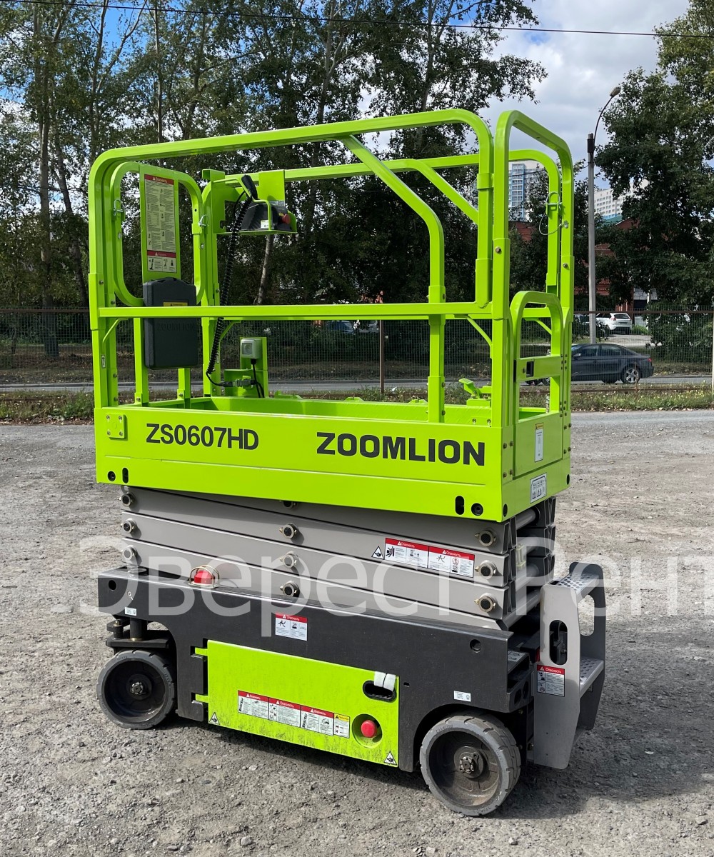 Арендовать аренда ножничного электрического подъемника zoomlion zs0607hd в Краснодаре